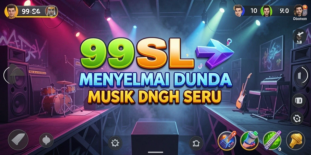 Tampilan gameplay seru di 99SL dengan berbagai lagu.