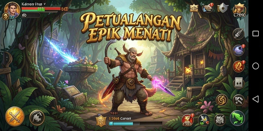 Tampilan gameplay C7890 yang menegangkan dan penuh petualangan.