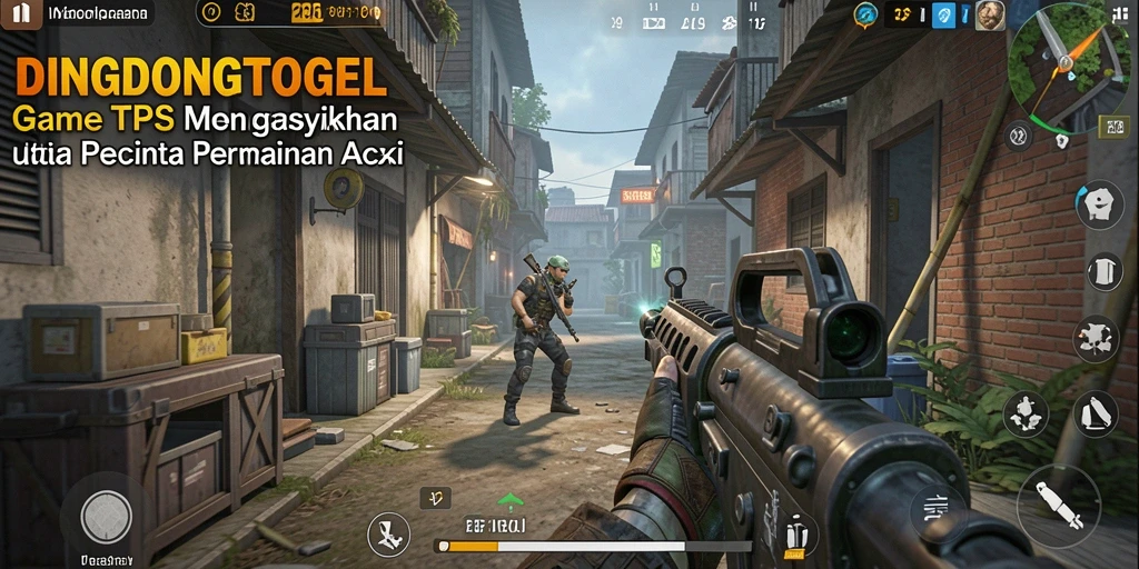 Gameplay seru DINGDONGTOGEL dengan aksi tembak-tembakan.