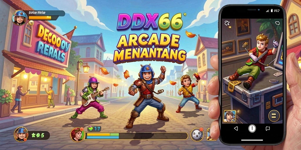 Tampilan gameplay seru dan penuh aksi dari IDX66.