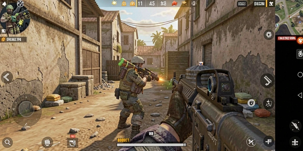 Tampilan utama gameplay IOSBET yang menegangkan.
