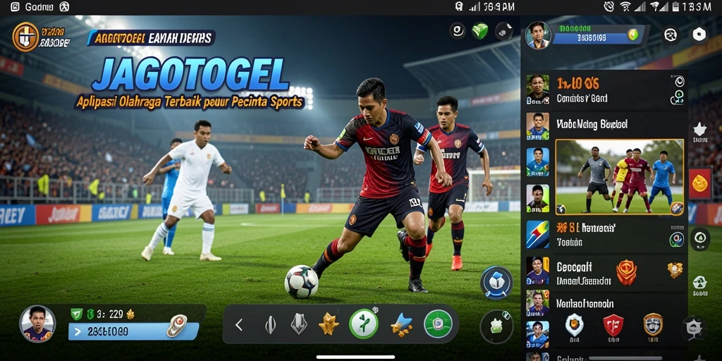 Tampilan gameplay olahraga yang menarik dari JAGOTOGEL.