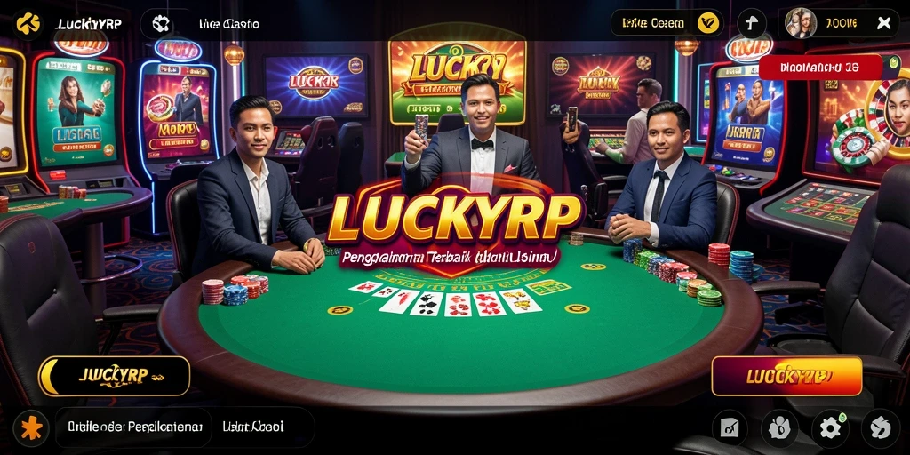 Tampilan gameplay menarik dari <strong>LUCKYRP</strong> dalam sesi Live Casino.