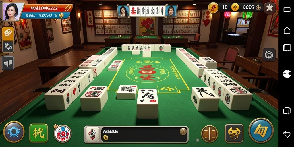 Tampilan menarik dari gameplay MAHJONG222 yang menantang.