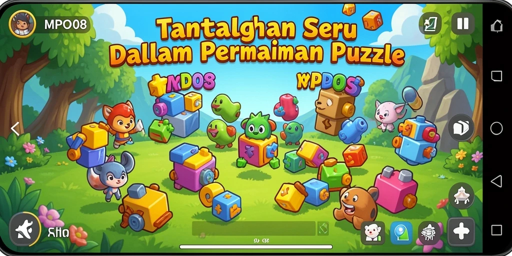 Tangkapan layar MPO08 menampilkan gameplay seru dalam menyelesaikan teka-teki.