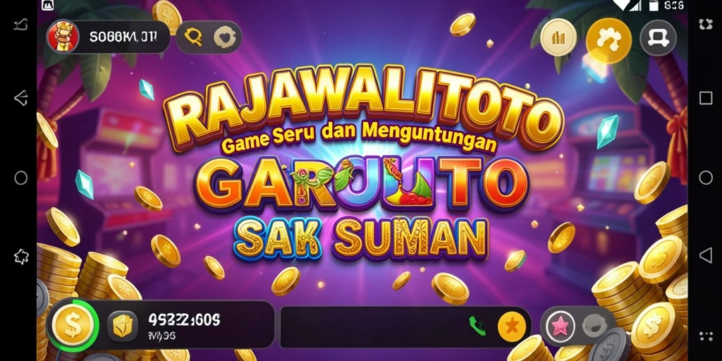 Tampilan menarik dari gameplay slot RAJAWALITOTO.