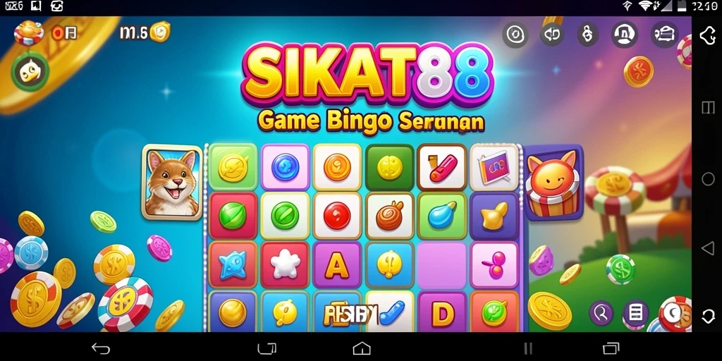 Screenshot gameplay SIKAT88 yang menampilkan keseruan bermain Bingo.