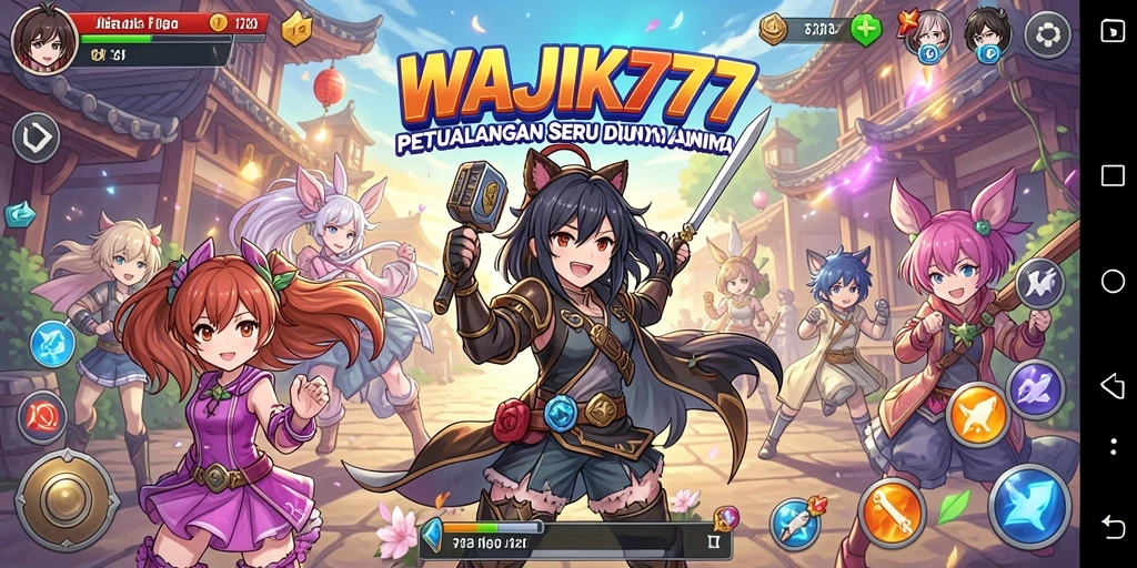 Tampilan gameplay seru dari game WAJIK777 yang penuh warna.