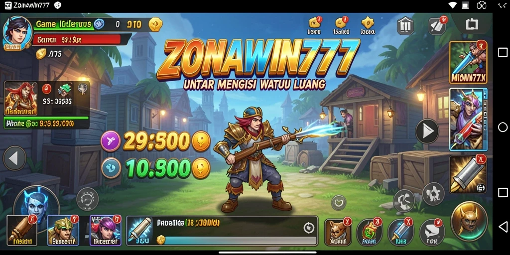 Tampilan gameplay ZONAWIN777 yang menawan dan mengasyikkan.